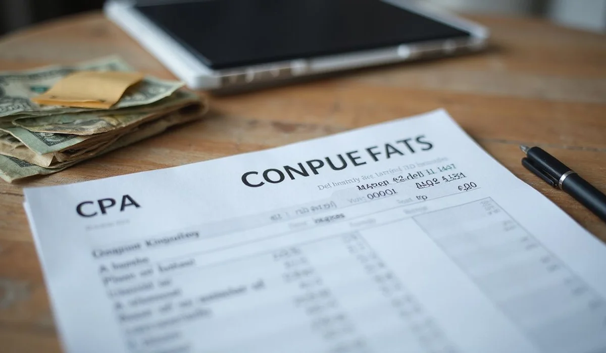 Bank statement with consistent deposits