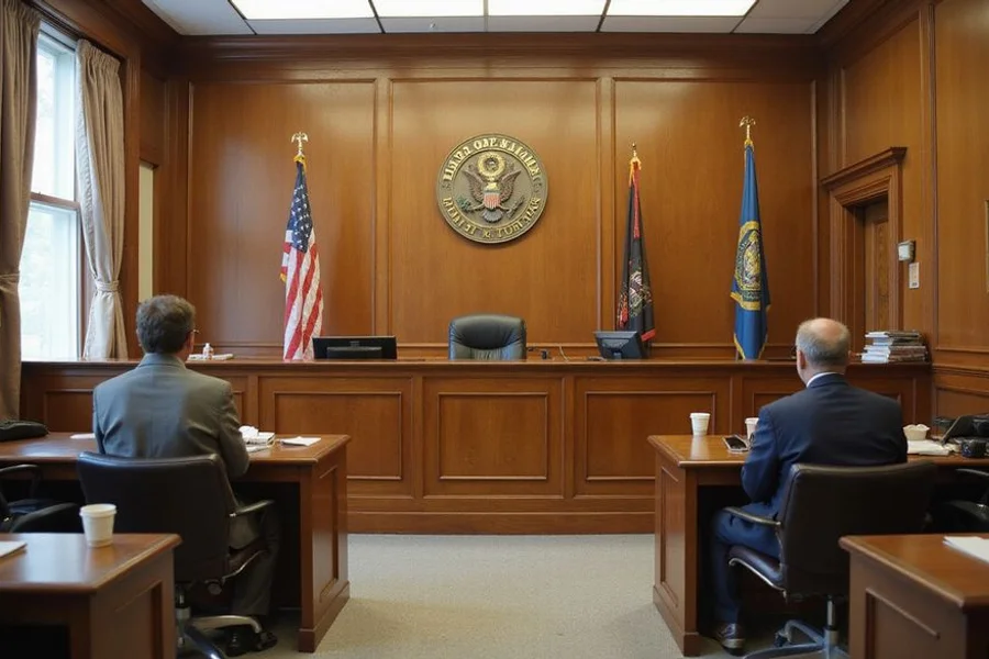 JP court courtroom interior