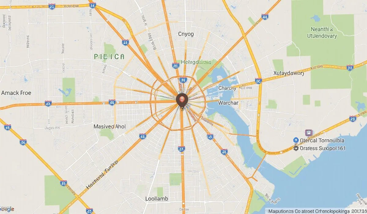 Houston corridors map