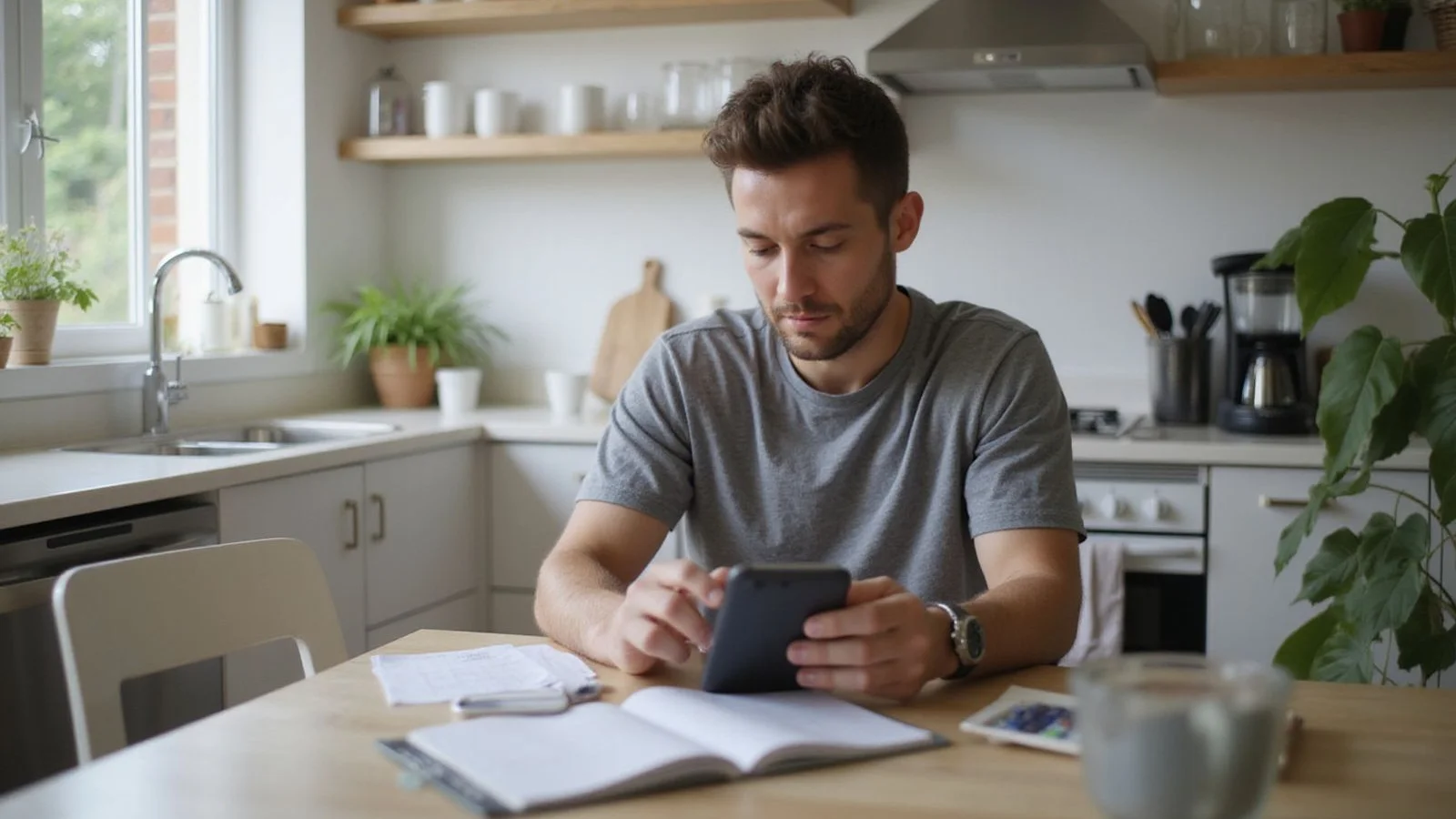 Renter budgeting move-in costs with calculator
