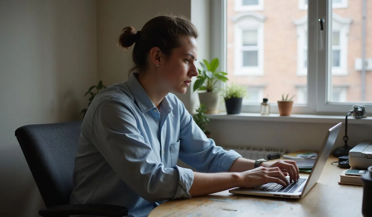 Renter researching eviction record alternatives