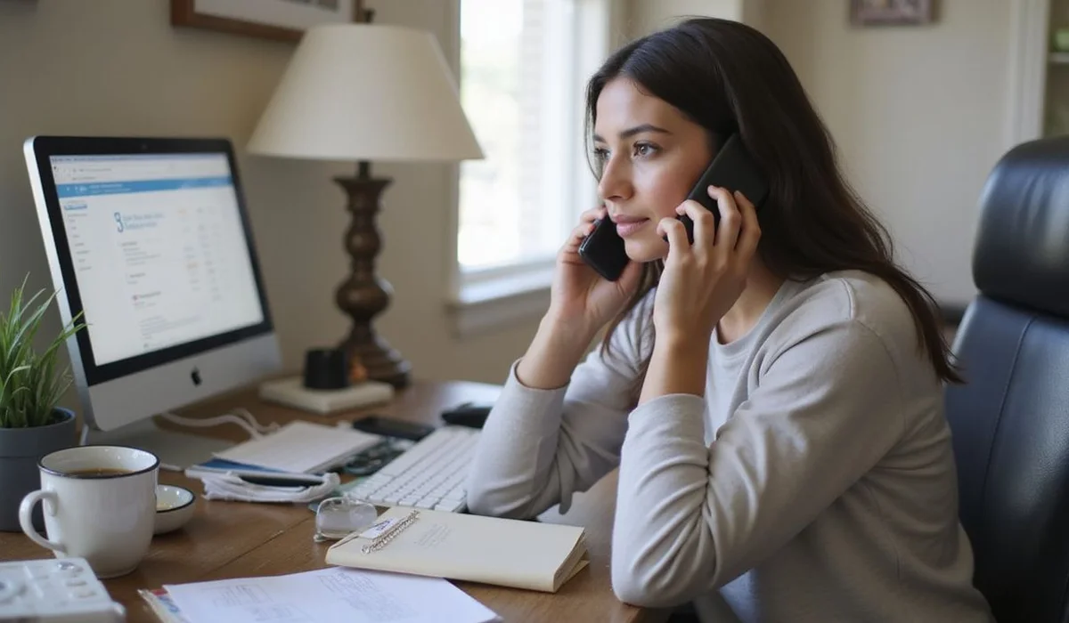 Renter calling licensed apartment locator