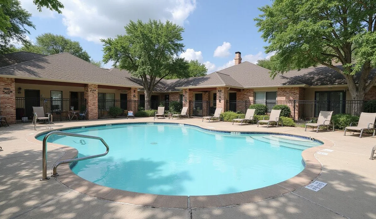 Round Rock garden apartment community