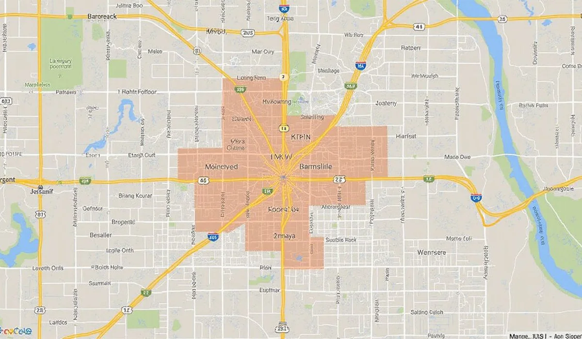 Arlington corridors map